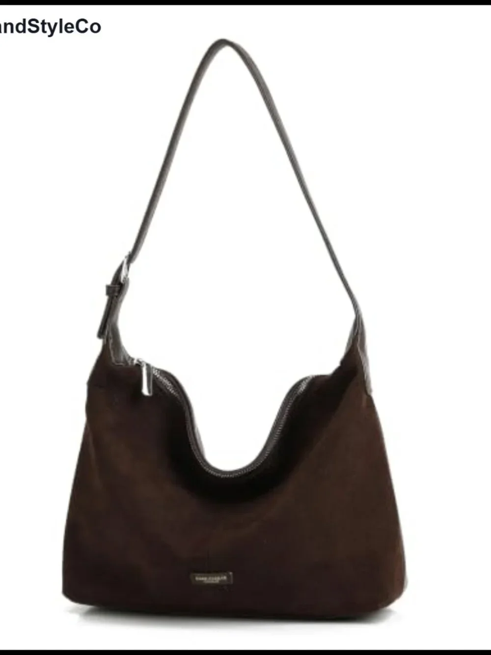Slouchy Hobo Bag Women Faux Suede Adjustable Shoulder Purse Crossbody